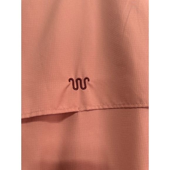 King Ranch 2XL Peach Button Up Long Sleeve Outdoor Fishing Shirt - Picture 7 of 11